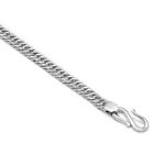 Solid 950 Platinum Beautiful Double Curb Chain Weight 40 Gram 22 Inch & 4.35 MM