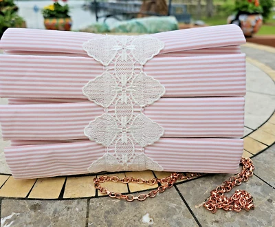 Ted Baker - BIANCCA - Fabric Box Pleat Bow Bag -Dusky Pink -NWT- $149 - Image 1 of 4