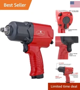 1/2-Inch Aluminum Air Impact Wrench - Twin Hammer - 1000FT-LB Super Torque - Picture 1 of 9
