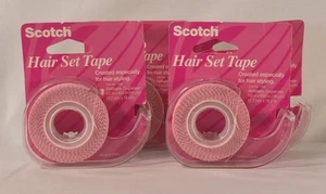 Vintage Scotch Hair Set Tape Created Especially for Hair Styling-Buy 1 or all 4 - Picture 1 of 8