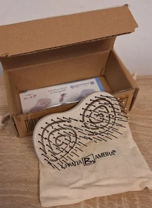 Entwirr Spiral Haarbürste Natur - Bild 1 von 1