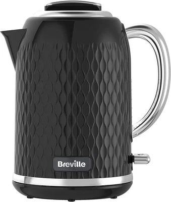 Breville Curve Electric Kettle | 1.7 Litre | 3KW Fast Boil | Black &  - Image 1 of 4
