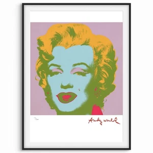 Andy Warhol Signed - Pink Marilyn - Certificate. - Picture 1 of 5