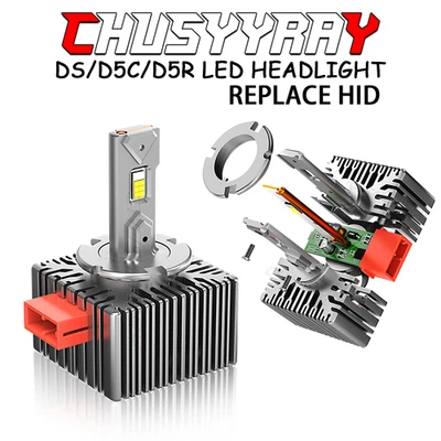 for GMC Terrain 2018-2020 2pcs D5S D5R LED Headlight Bulbs Kit High-Low Beam - Image 1 of 4