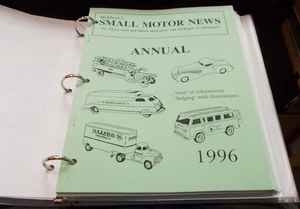 Cuaderno McElwee's Small Motor News, Smith-Miller, Tonka, cargadores trimestrales de juguete antiguo - Imagen 1 de 7