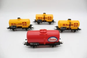 JOUEF - HO - 4 WAGONS CITERNE " SHELL & ESSO " - SNCF - ANCIEN - - Picture 1 of 11