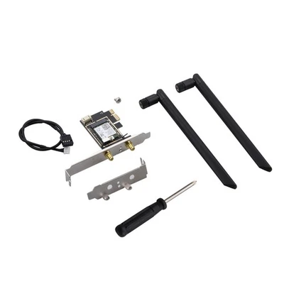 Wireless Network  WiFi Bluetooth AX210 5.3 Adapter PC TRI- Band  2.4G+5.8G+6G 6E - Image 1 of 4