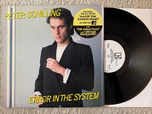 PETER SCHILLING FEHLER IM SYSTEM WHITE LABEL PROMO VINYL LP Major Tom MTV - Bild 1 von 7