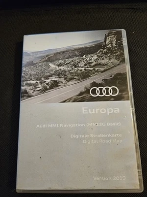 Audi Original Navigation DVDs MMI 3G Basic -Navi Deutschland+Westeuropa 2019 - Bild 1 von 3