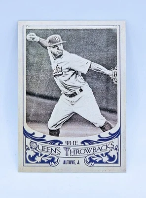 2015 Topps Gypsy Queen Jose Altuve THE QUEEN'S THROWBACKS In #QT-11 Astros  - Image 1 of 2