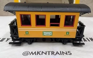 LGB PRIMUS 93007 Yellow PASSENGER CAR Coach NEW in box NOS - Picture 1 of 7