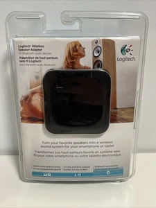 New Logitech Wireless Bluetooth Speaker Adapter Black Sealed 980-000540 - Picture 1 of 5