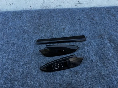 INTERIOR CARBON FIBER SWITCH DOOR PANEL SET LEXUS RC F (2015-2024) OEM - Image 1 of 4
