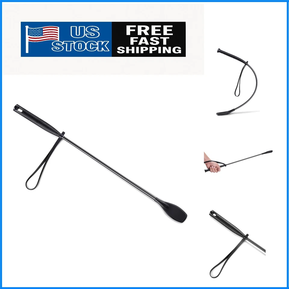Versatile Horse Riding Crop 23” - Lightweight with Rubber Keeper for Control - Image 1 of 4