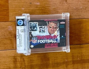Troy Aikman NFL Football Super Nintendo SNES 9.2 A+ WATA CGC VGA X Sealed Rare - Picture 1 of 6