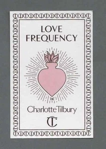 Carte publicitaire - advertising card  - Love  Frequency de Charlotte Tilbury - Picture 1 of 1