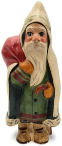 Vaillancourt cortes de tijera Papá Noel tiza arte popular estatuilla #561 - Imagen 1 de 11