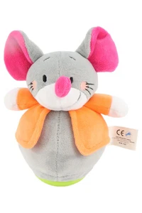 Legler Giocattolo Motricità Bambini Topo Grigio Rosa Arancione - Foto 1 di 2