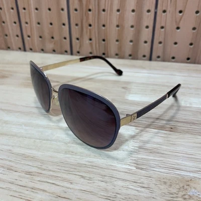 Gafas de sol Jessica Simpson para mujer de moda estilo dorado y marrón  Foto 1 de 4