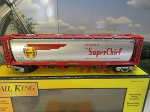 MTH TRAIN RAILKING 30-75165 SANTA FE WARBONNET ZYLINDRISCHER HOPPER - 027 - NEU - B1R - Bild 1 von 5