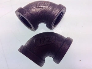 Raccordo a gomito in acciaio per asciugabiancheria (1/2); Set di 2 raccordi - Foto 1 di 1