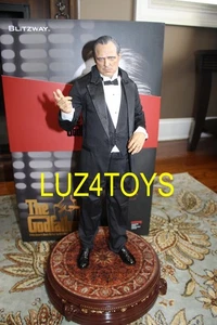 Blitzway El Padrino Vito Corleone 1:4 Excelente Estatua Escala NUEVA - Imagen 1 de 6