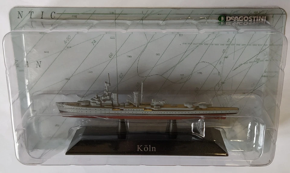Navi da Guerra De Agostini Koln Incrociatore 1/1250 Diecast - Immagine 1 di 1