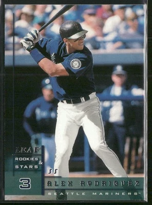 1998 Leaf Rookies & Stars Alex Rodriguez #29 Seattle Mariners - Image 1 of 2