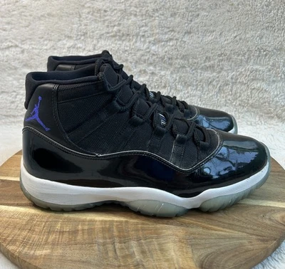 TALLA 9.5 - Air Jordan 11 Retro High Space Jam Negro Para Hombre 378037-003 Foto 1 de 4