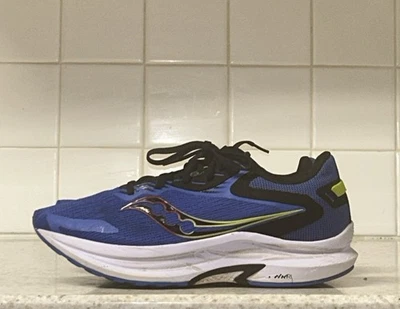 Zapatos para correr Saucony 9 Axon 2 para hombre 4 mm offset azul ácido Raz Foto 1 de 4