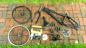 VERY RARE 1999? ROBINSON RUCKUS MID SCHOOL BMX FLAT DIRT BIKE RACING INCOMPLETE - Picture 1 of 12
