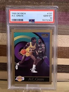 🔥🏀 A.C. Green 1990-91 SkyBox Card Lakers PSA 10 Gem MT Mint Low Pop 2 💎🔥