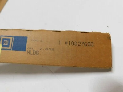 10027693 1982-84 Pontiac 6000 parachoques delantero exterior moldura cromo  Foto 1 de 2