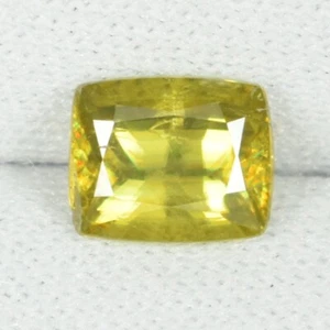 1.31 Cts Best Luster Multi Sparkling Natural Sphene Long Cushion....!!!!!! - Picture 1 of 2