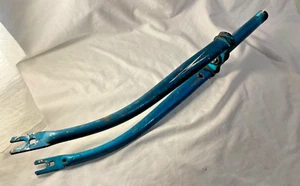 Vintage Muscle Cruiser Bike Fork 26 inch BLUE - Picture 1 of 17