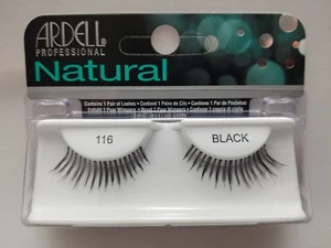 (LOT OF 3) Ardell Natural 116 False Lashes Authentic Ardell Eyelashes Black - Picture 1 of 1