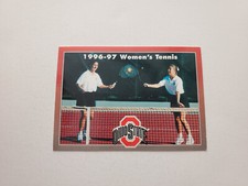 RS20 Ohio State University 1996/97 Women's Tennis Pocket Schedule Card
