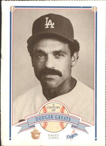 1989 Dodgers Smokey Greats #96 Davey Lopes 