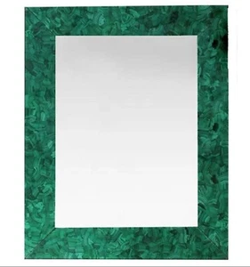 Marble Bedroom Mirror Malachite Stone Random Epoxy Decorattive Glass for Home - Picture 1 of 3