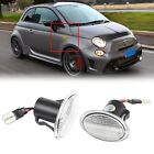 Clear Lens Amber LED Side Indicator Turn Signal Lamp for Fiat Abarth 51823092