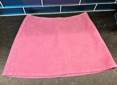 UNITED COLORS OF BENETTON Mujer Falda Pana Malva Italiana Talla 40, EE. UU. Talla 4 Foto 1 de 4