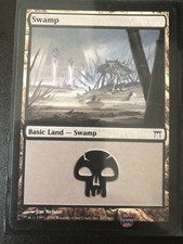 Swamp #297 Jim Nelson Champions of Kamigawa LP Magic the Gathering MTG