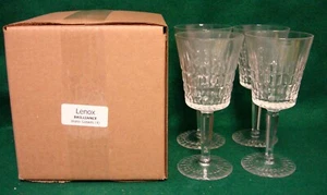 Calici acqua Lenox Crystal BRILLIANCE SET DI QUATTRO più articoli disponibili NUOVI nella SCATOLA! - Foto 1 di 4