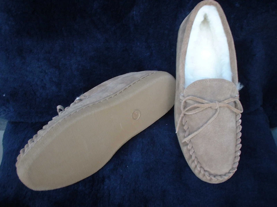 Zapatillas mocasín de piel de oveja - Mujer talla 6 Foto 1 de 1