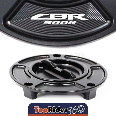 Racing Keyless Gas Fuel Cap Style For Honda CBR500R 16-20 19 18 17 — 第 1/4 张图片