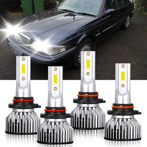 For Sterling 825 1987-1988 4pcs LED Headlight High Low Beam Bulbs Kit 9005+9006 - Picture 1 of 12