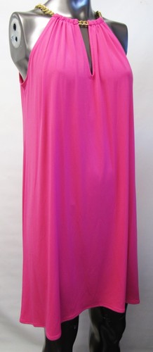 Michael Kors nuovo con etichette donna abito rosa senza maniche M (USA) taglia 40