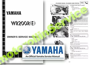 Yamaha WR200R Service Manual 1992 1993 1994 1995 1996 Workshop Manual WR200 R E - Picture 1 of 2