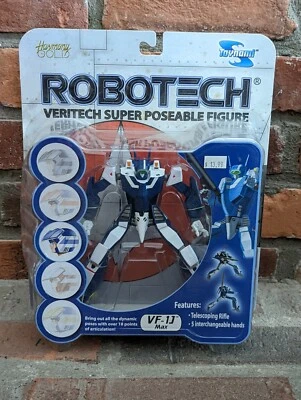 Toynami Robotech VF-1J Super Poseable Veritech Action Figure Max Sterling 2001 - Image 1 of 3