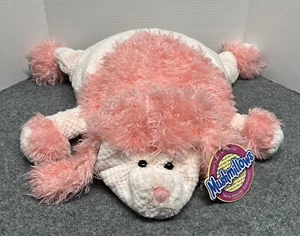 Mushmillows Pink Poodle Dog 20" Plush Nylon Stuffed Animal Jay At Play - Picture 1 of 7